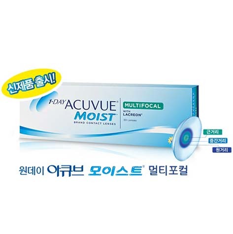 [아큐브] Acuvue Moist Multifocal 1day lense 원데이 모이스트 멀티포컬 렌즈 (30P)