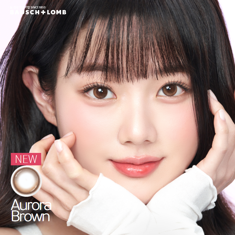 [Bausch & Lomb] Lacelle Aurora Brown 1-day Lens /30EA