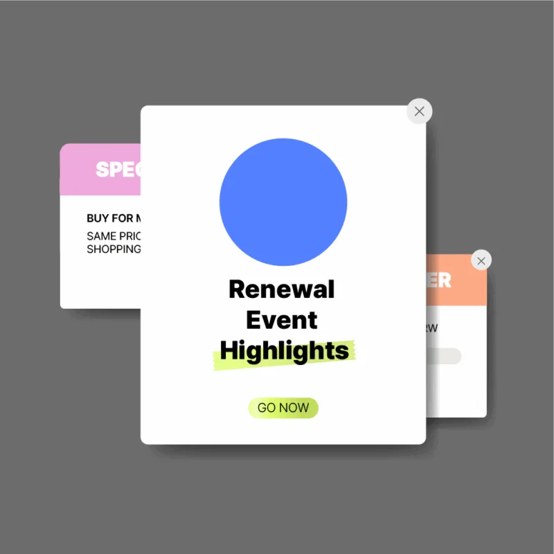 Renewal promotion highlishts