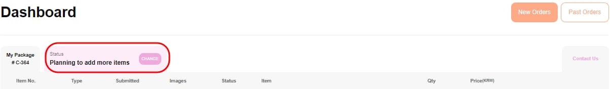 Status button
