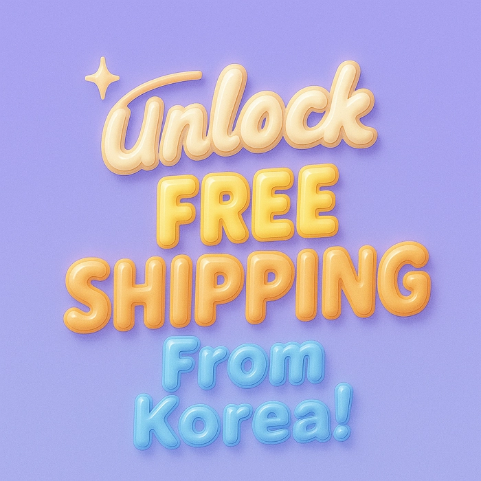 Unlock free shipping from korea