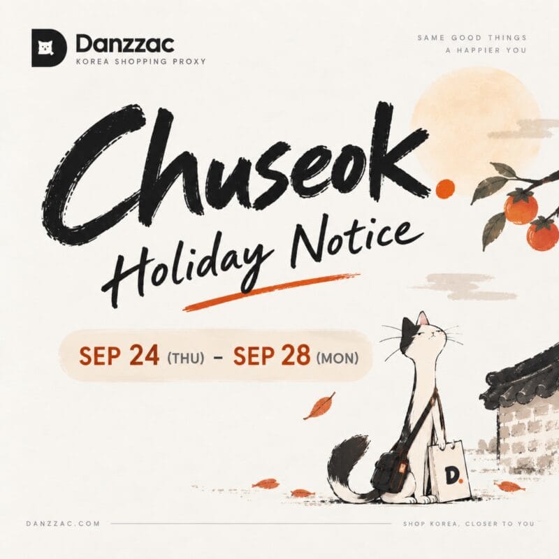 Chuseok holiday notice